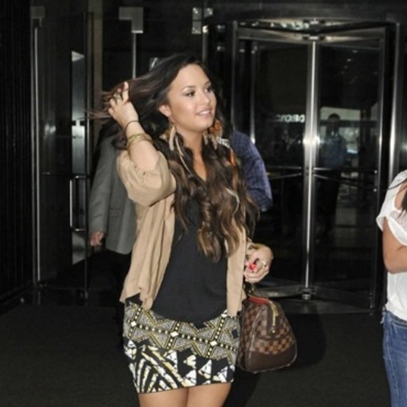 BCBGMAXAZRIA Britte Tribal Print Bandage Skirt - Picture 2 of 7